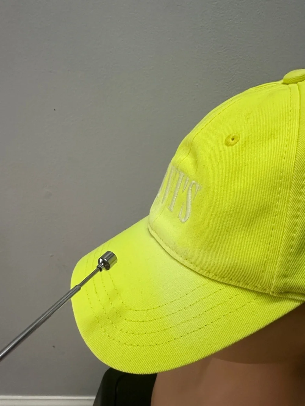 Levi's Bright Neon Yellow Logo Cap